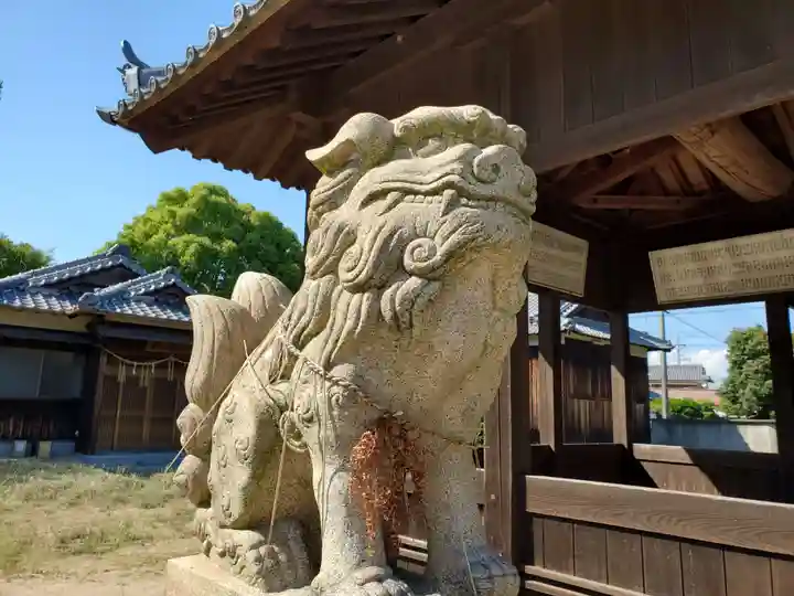 古宮住吉神社の狛犬