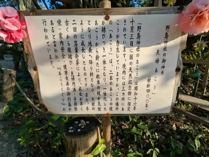 野島神社の{uncategorized: "未分類", other: "その他", undefined: "問題あり", building: "その他建物", grave: "お墓", sacred_gate: "鳥居", guardian: "狛犬", statue: "像", buddha: "仏像", history: "歴史", nature: "自然", garden: "庭園", animal: "動物", pagoda: "塔", temizu: "手水舎", mountain_gate: "山門・神門", sanctuary: "本殿・本堂", subordinate: "末社・摂社", art: "芸術", scenery: "景色", jizo: "地蔵", ema: "絵馬", goshuin: "御朱印", omikuji: "おみくじ", items: "授与品その他", amulet: "お守り", goshuincho: "御朱印帳", eats: "食事", festival: "お祭り", votive_dance: "神楽", shichigosan: "七五三参", wedding: "結婚式", experience: "体験その他", initially: "初詣", around: "周辺", anti_infection: "感染症対策"}
