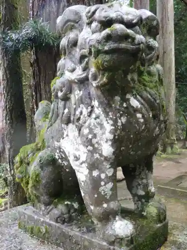 栗溪神社の狛犬