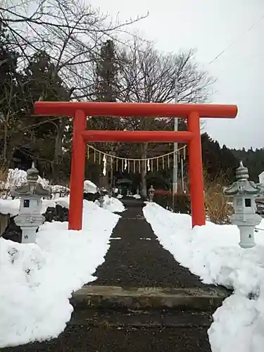 白和瀬神社の鳥居