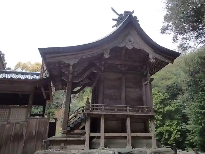 銀山上神社の本殿・本堂