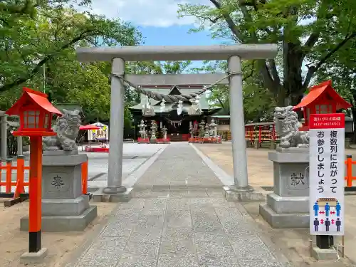 上野総社神社の鳥居