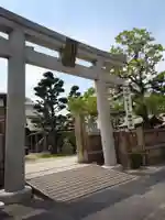 みなと八幡神社の鳥居