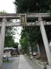 上田端八幡神社の鳥居