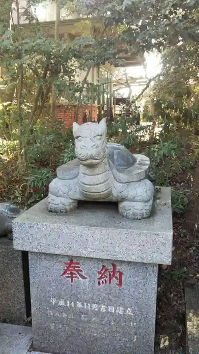 柴崎神社の狛犬