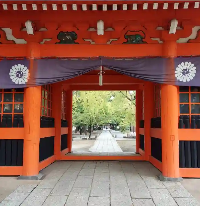 葛飾八幡宮の山門・神門
