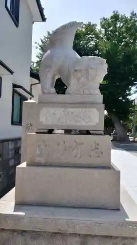 蒲原神社の狛犬