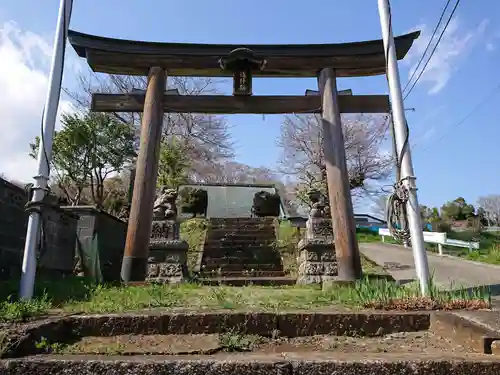 七沢神社の鳥居