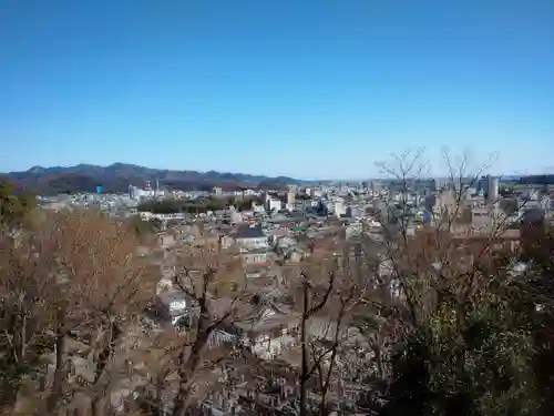 足利織姫神社の景色