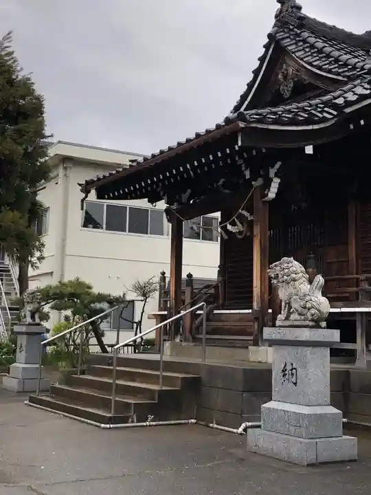 諏訪社の本殿・本堂