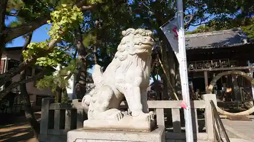 片瀬諏訪神社の狛犬