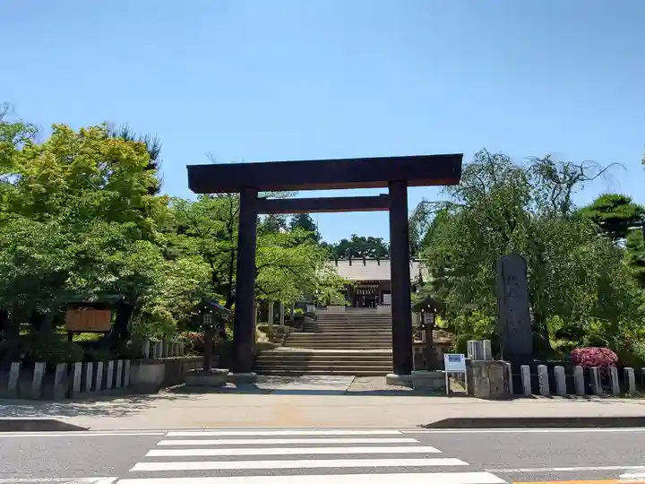 開成山大神宮の鳥居