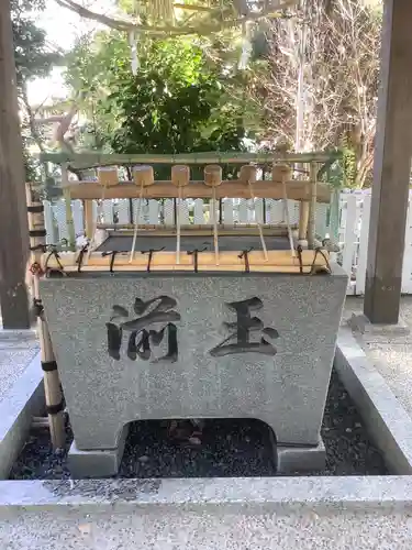 七所神社の手水舎