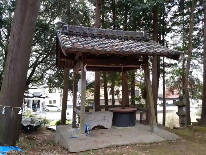 村上神社の手水舎