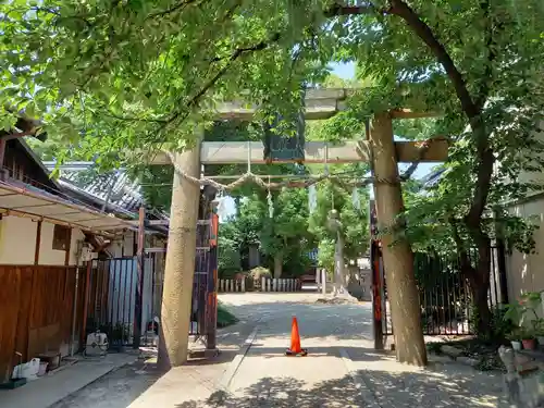 式内楯原神社の鳥居