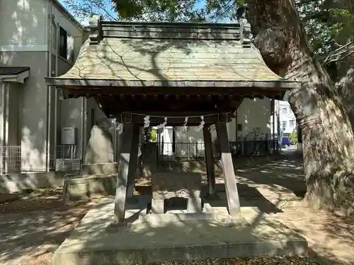 青渭神社の手水