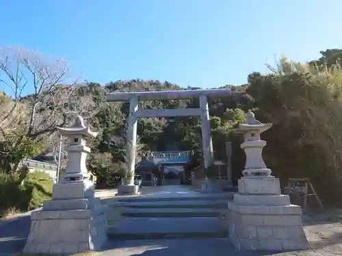 洲崎神社の鳥居