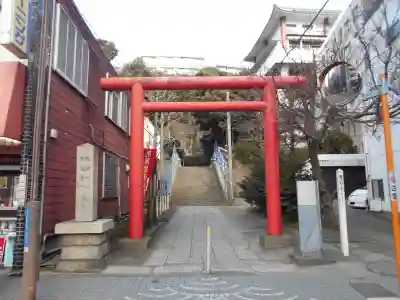 大綱金刀比羅神社の鳥居