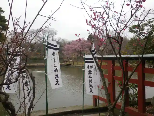 旗上弁財天社の自然