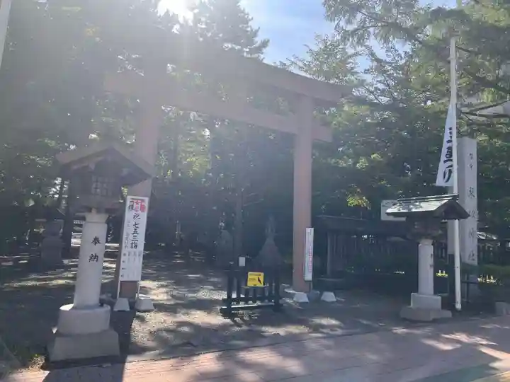 琴似神社の鳥居