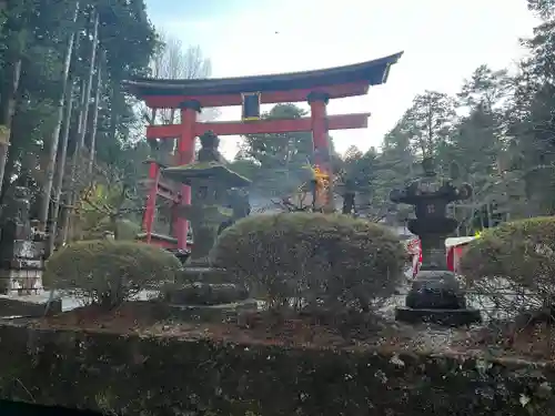 北口本宮冨士浅間神社の鳥居