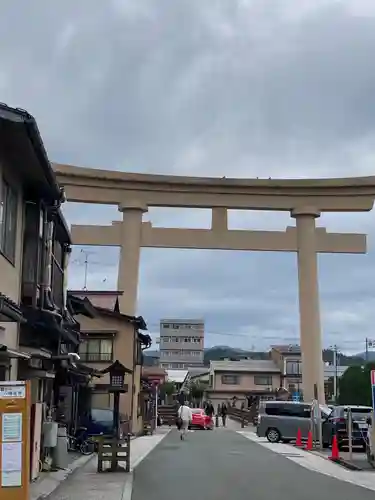 櫻山八幡宮の鳥居