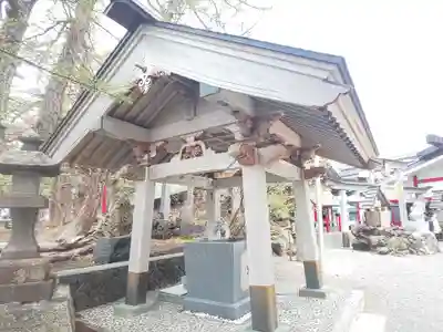 冨士山小御嶽神社の手水舎
