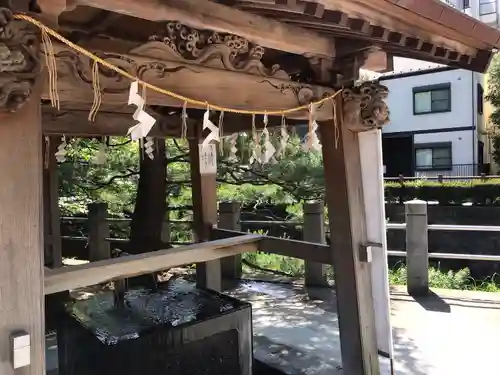 松戸神社の手水舎