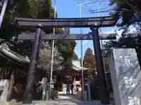柏諏訪神社の鳥居