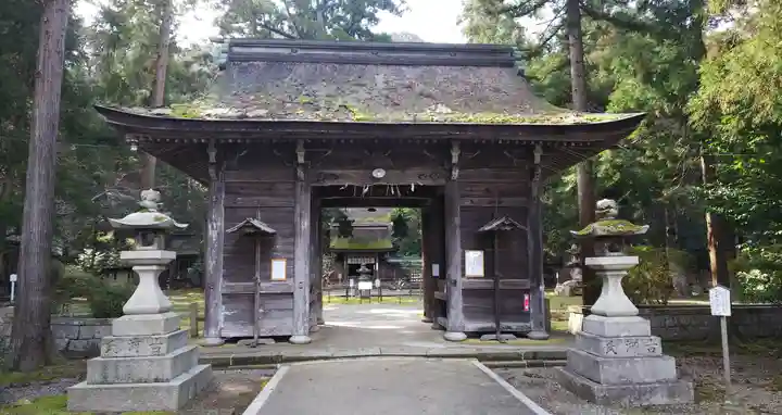 若狭姫神社(若狭彦神社下社)の山門・神門