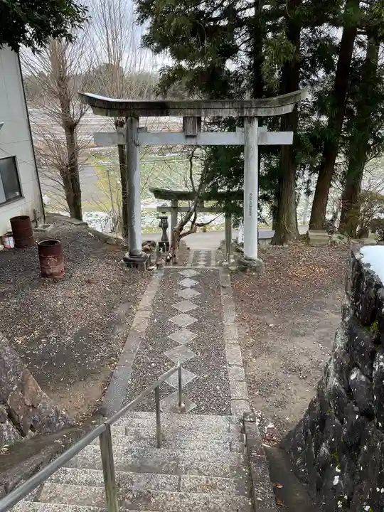 黒沼神社の鳥居