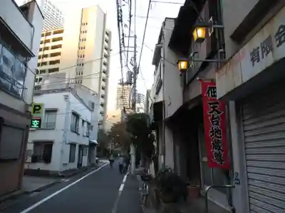 佃天台地蔵尊の周辺