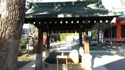 麻布氷川神社の手水舎