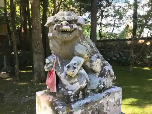 竹林寺の狛犬