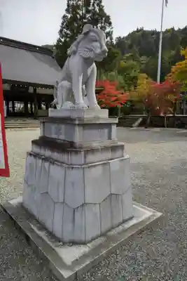 飛驒一宮水無神社の狛犬
