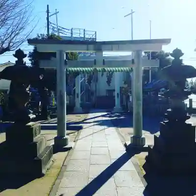 天祖神社の鳥居