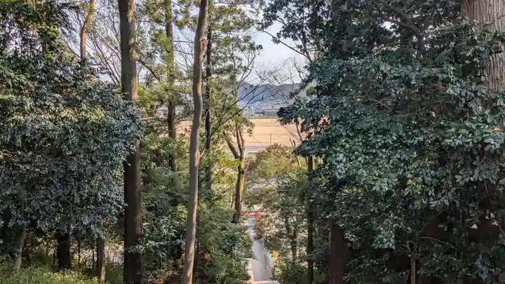 出羽神社の景色