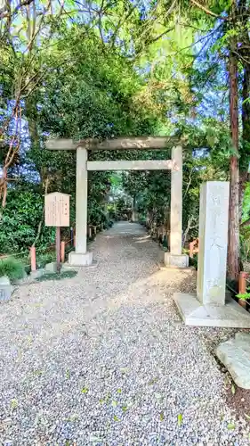 櫻木神社の鳥居