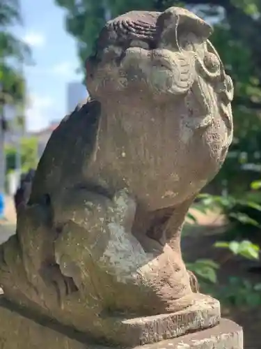 高津諏訪神社の狛犬