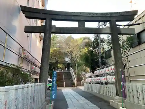 御田八幡神社の鳥居