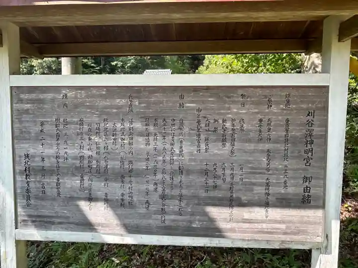 刈谷沢神明宮(長野県)