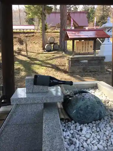 仁木神社の手水舎
