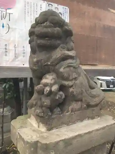 幡ケ谷氷川神社の狛犬