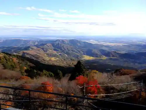 筑波山神社 男体山御本殿の景色