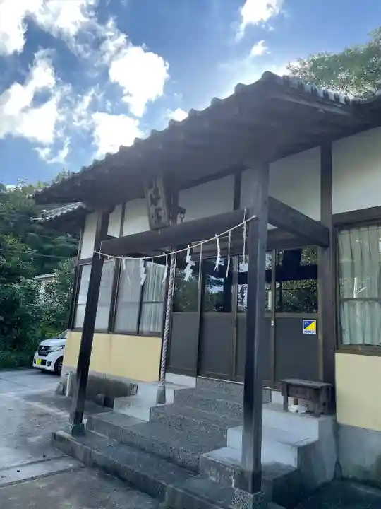 於婆宮の本殿・本堂