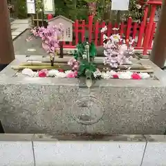 新田神社の手水
