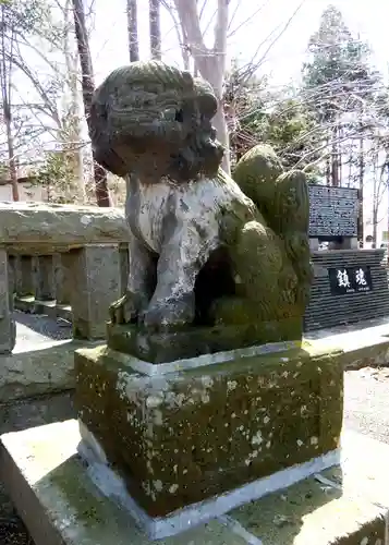 長沼神社の狛犬