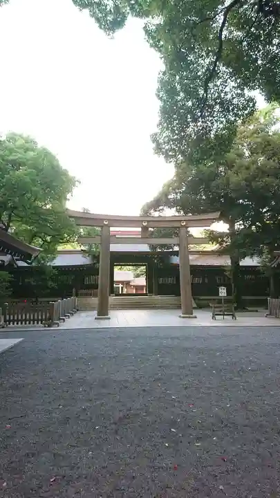 明治神宮の鳥居