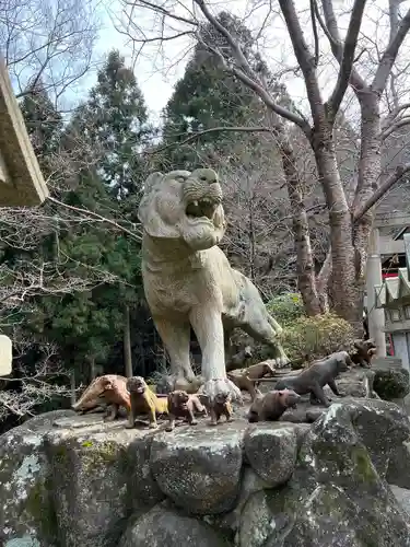 朝護孫子寺の狛犬