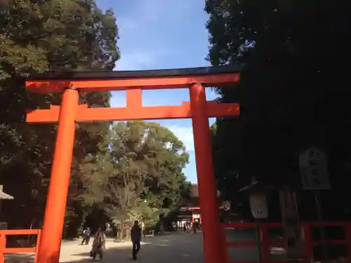 賀茂御祖神社（下鴨神社）の鳥居